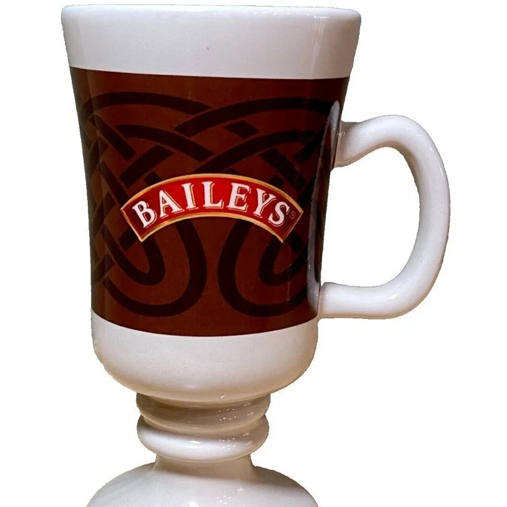 Bailey's Irish Cream Pedestal Base Mug 6” Tall‎ #31028 R&A Bailey & Co Vtg EUC